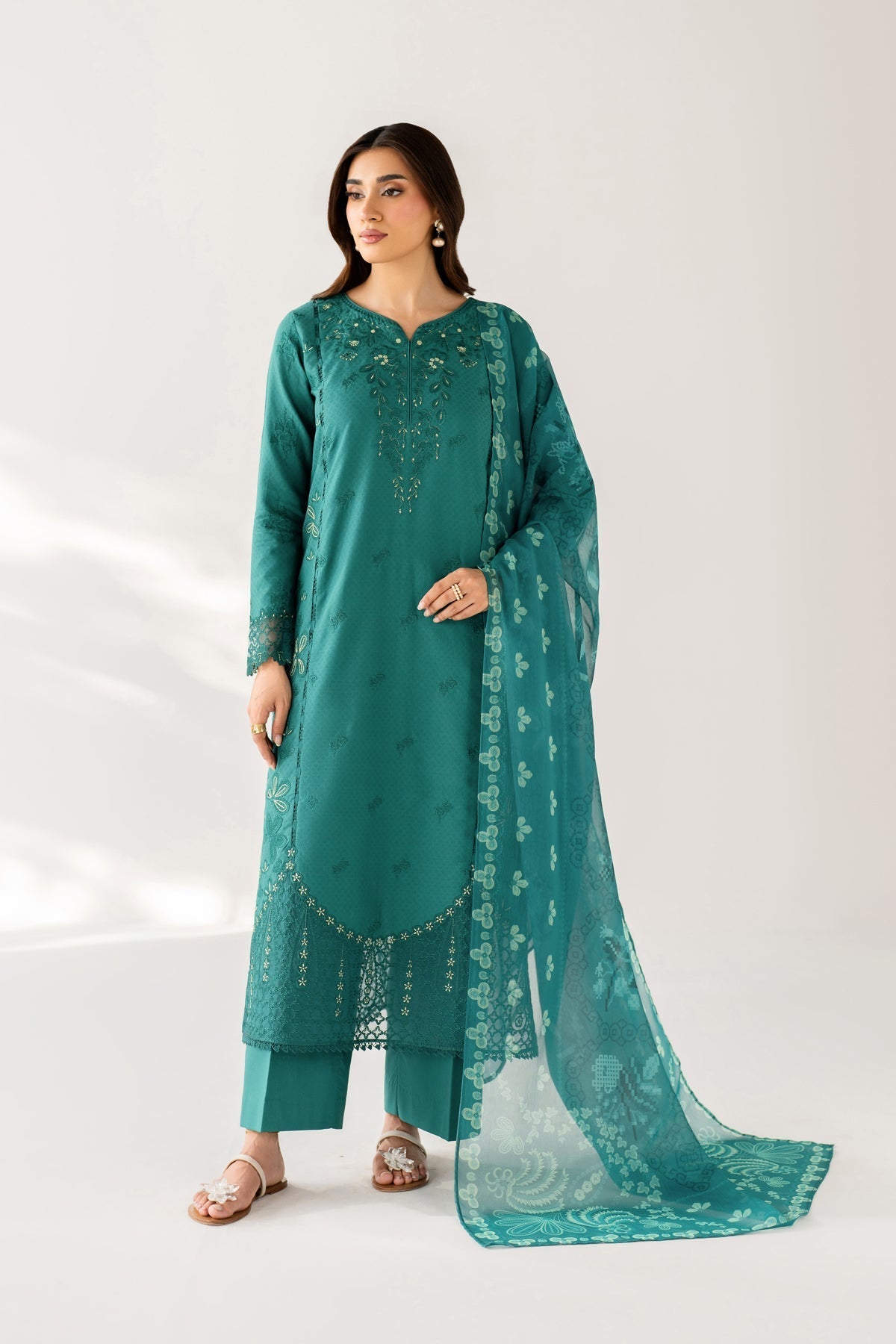 Xenia Formals | Lessence Summer 26 | ELVYN - Formal Dress - available at Maria Faisal in UK and USA.