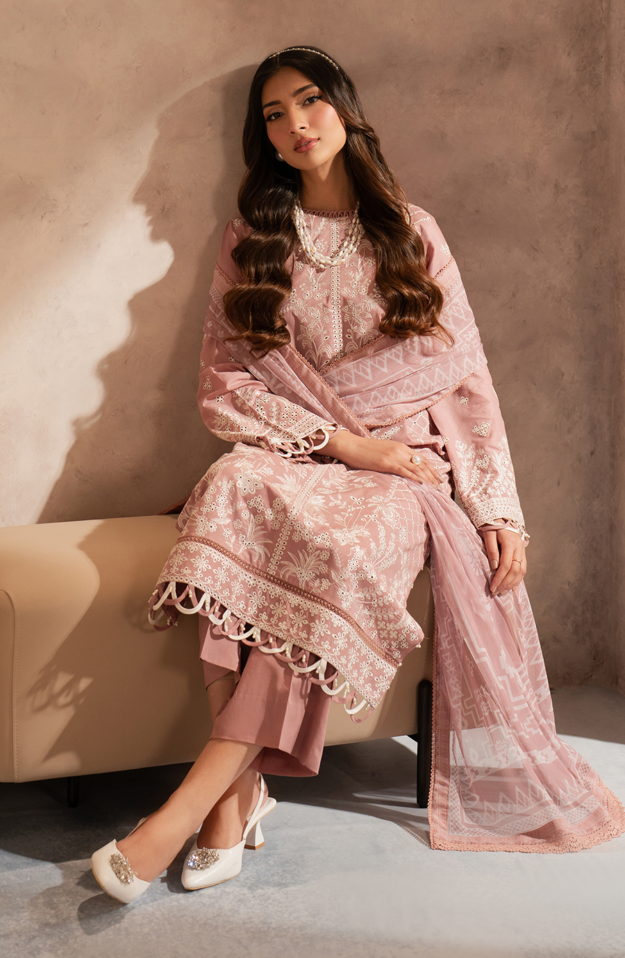 Zarif | Summer Lawn 25 | UNST-LWN-07 ANEEMA by Maria Faisal - Registered Vendor of : Zarif - type : Ladies Clothes - 100% original wedding dresses