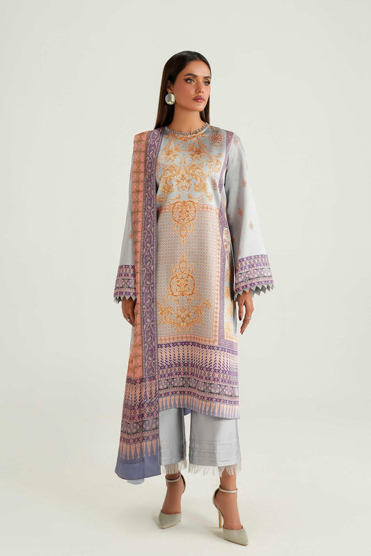 Akbar Aslam | Silk Pret | Noura - Luxury Dress - available at Maria Faisal in UK and USA.