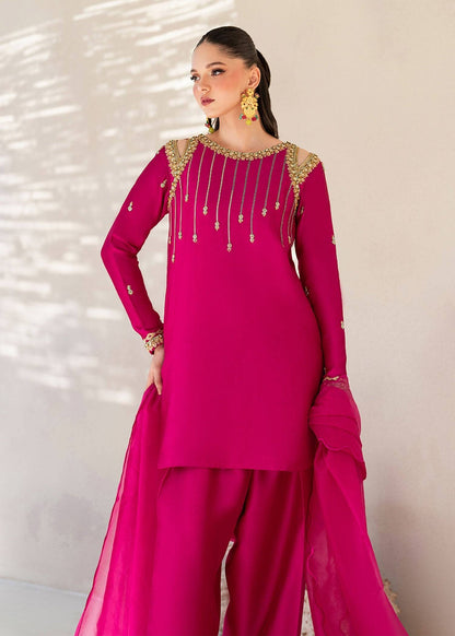 Dastoor | Maahi Luxury Pret 25 | Fuchsia Rose by Maria Faisal - Registered Vendor of : Dastoor - type : Ladies Clothes - 100% original wedding dresses