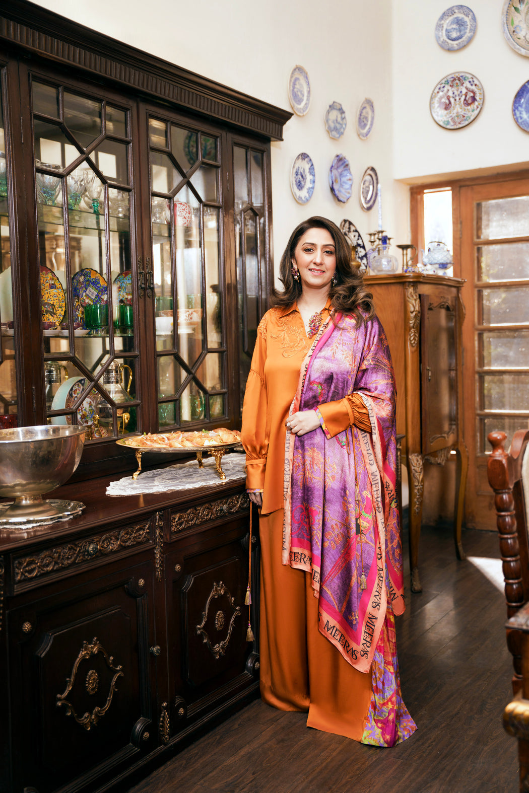 Nilofer Shahid | Saheliyan | Sana - Luxury Dress - available at Maria Faisal in UK and USA.
