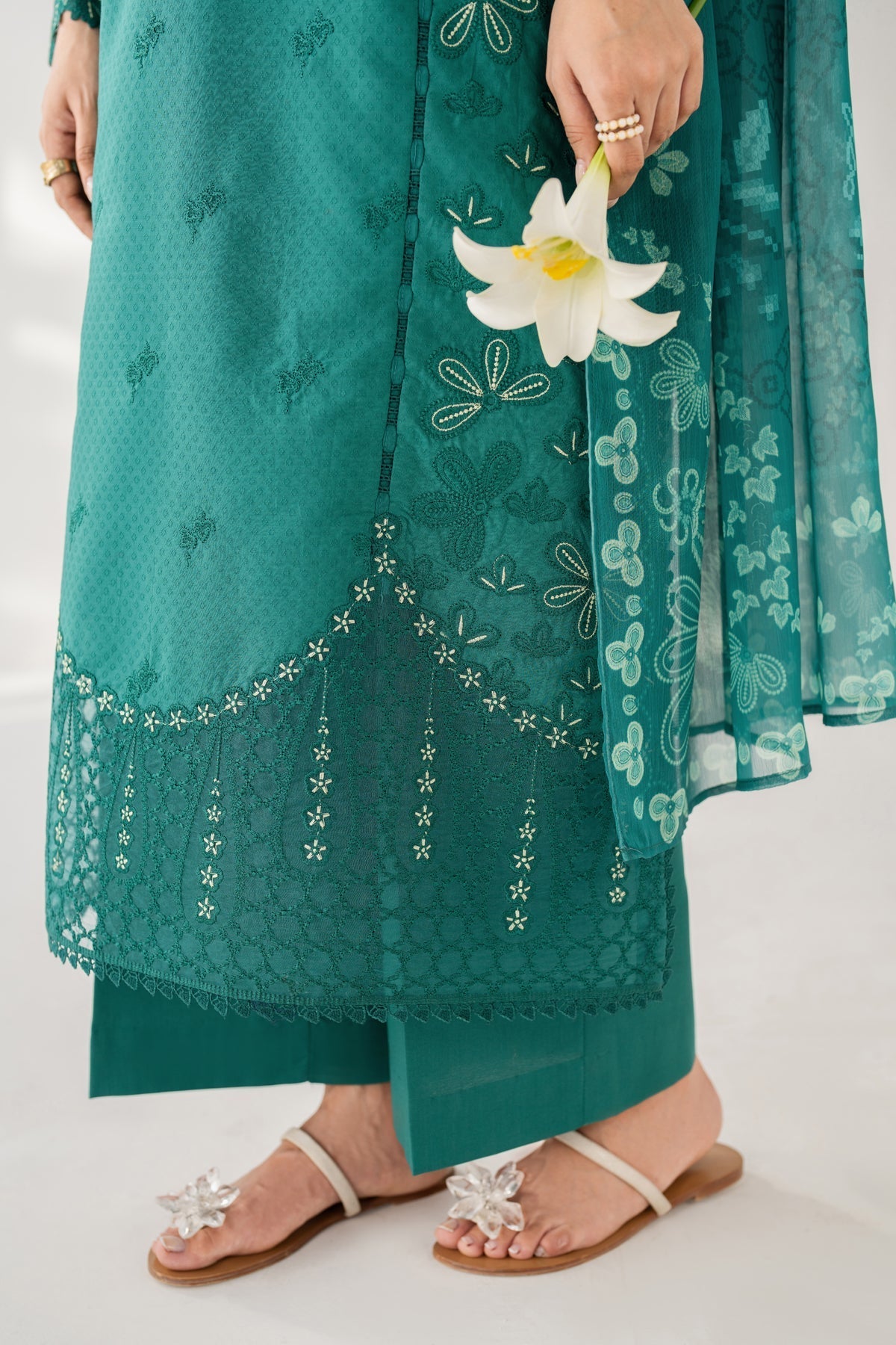 Xenia Formals | Lessence Summer 26 | ELVYN - Formal Dress - available at Maria Faisal in UK and USA.