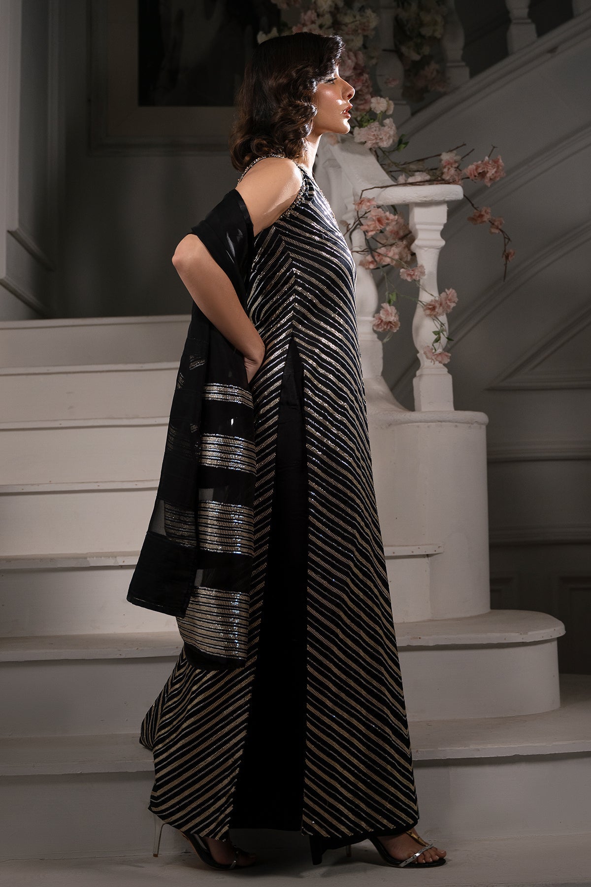 Mina Kashif | Emilie Formals | Lumina - Formal Dress - available at Maria Faisal in UK and USA.