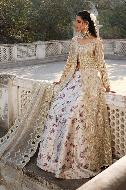 Maryams | Zeenat Luxury Formals | White Orchid - Z-01 by Maria Faisal - Registered Vendor of : Maryams - type : Ladies Clothes - 100% original wedding dresses