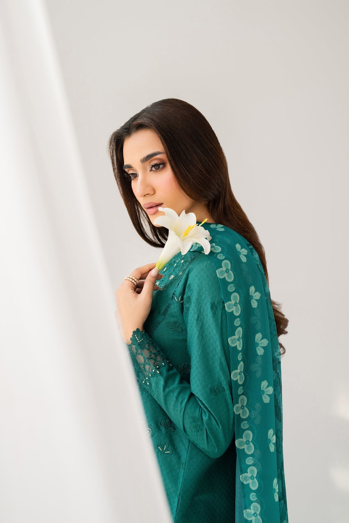 Xenia Formals | Lessence Summer 26 | ELVYN - Formal Dress - available at Maria Faisal in UK and USA.