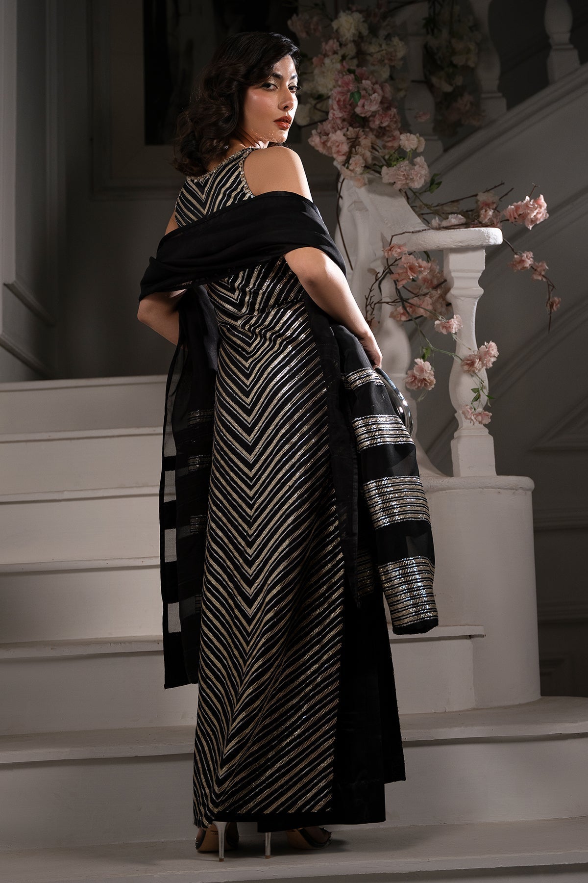 Mina Kashif | Emilie Formals | Lumina - Formal Dress - available at Maria Faisal in UK and USA.