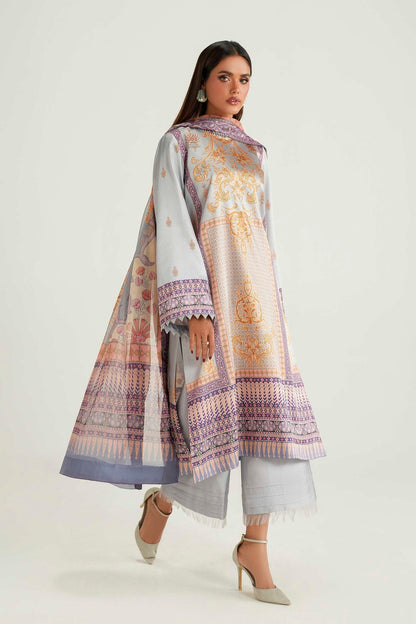 Akbar Aslam | Silk Pret | Noura - Luxury Dress - available at Maria Faisal in UK and USA.