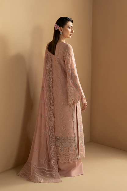 Lavish Premium | Purkashish Formals | Blush Rose - Formal Dress - available at Maria Faisal in UK and USA.