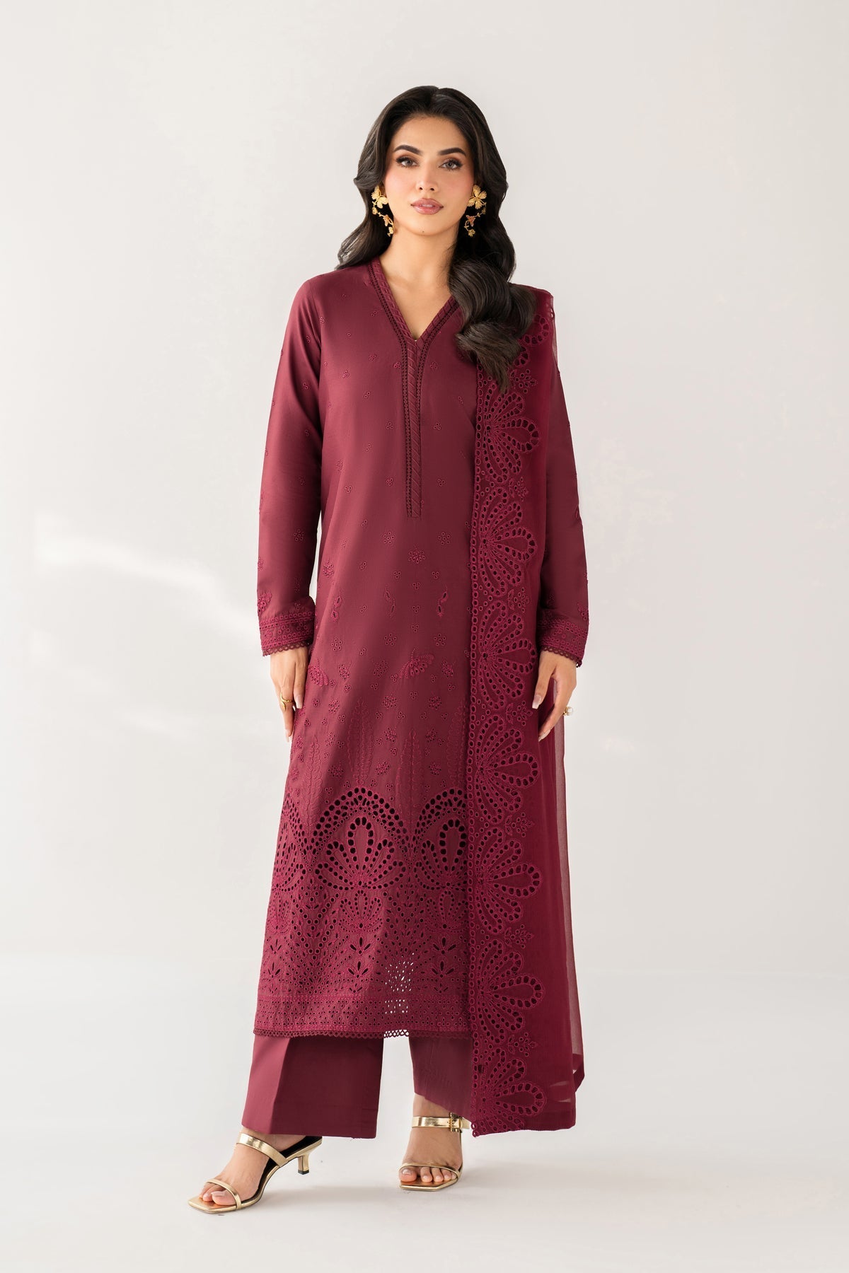 Xenia Formals | Lessence Summer 26 | CALAIS - Formal Dress - available at Maria Faisal in UK and USA.