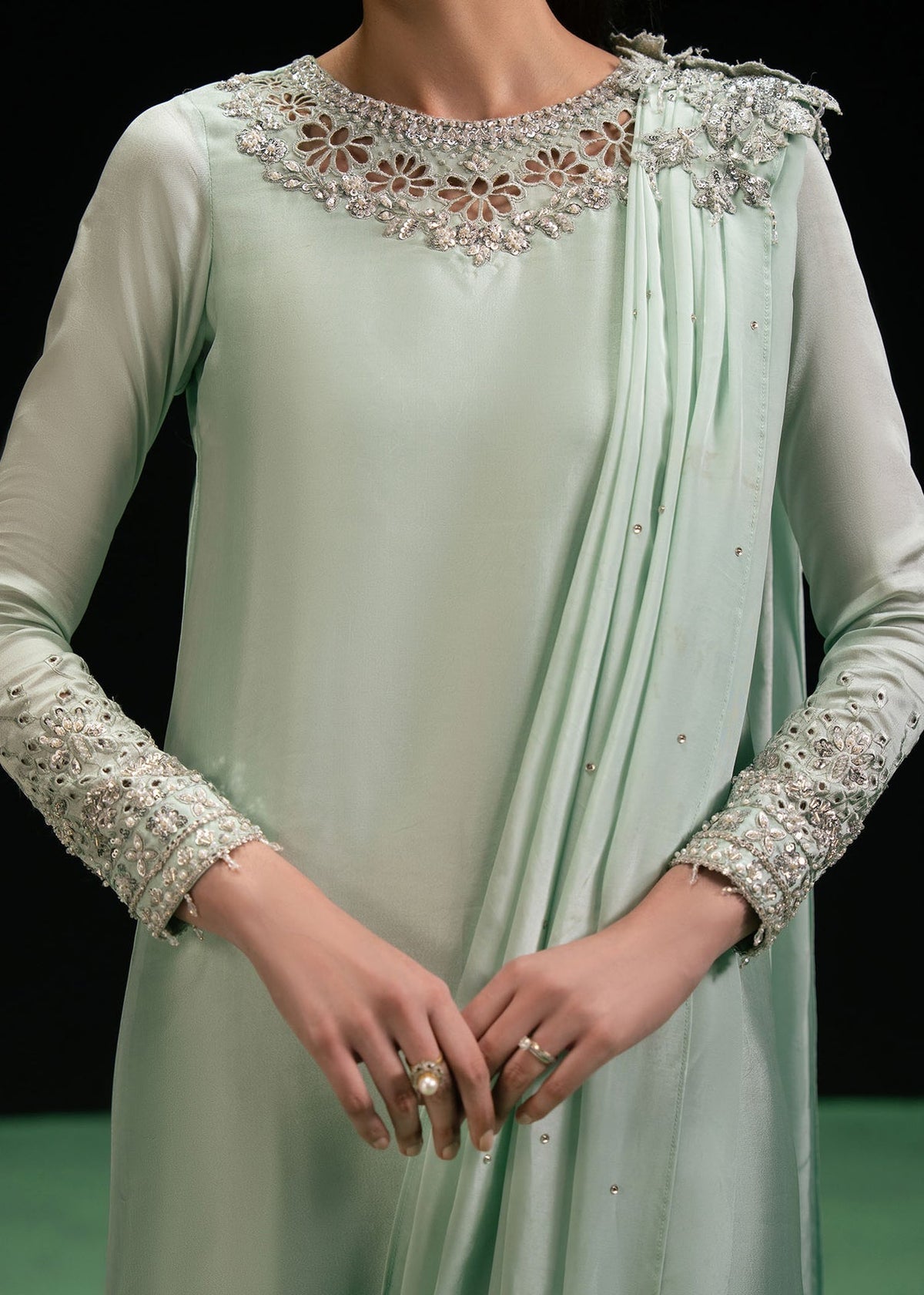 Dastoor | Leia Luxury Pret 26 | Triana - Formal Dress - available at Maria Faisal in UK and USA.