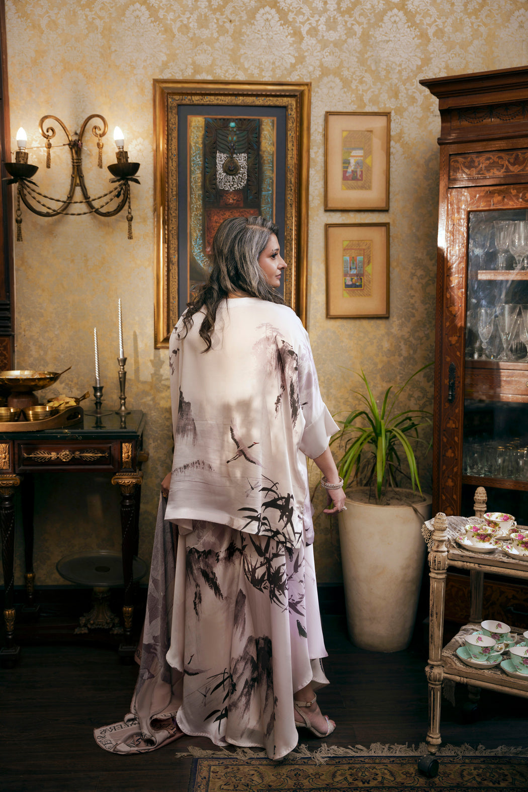 Nilofer Shahid | Saheliyan | Amna - Luxury Dress - available at Maria Faisal in UK and USA.