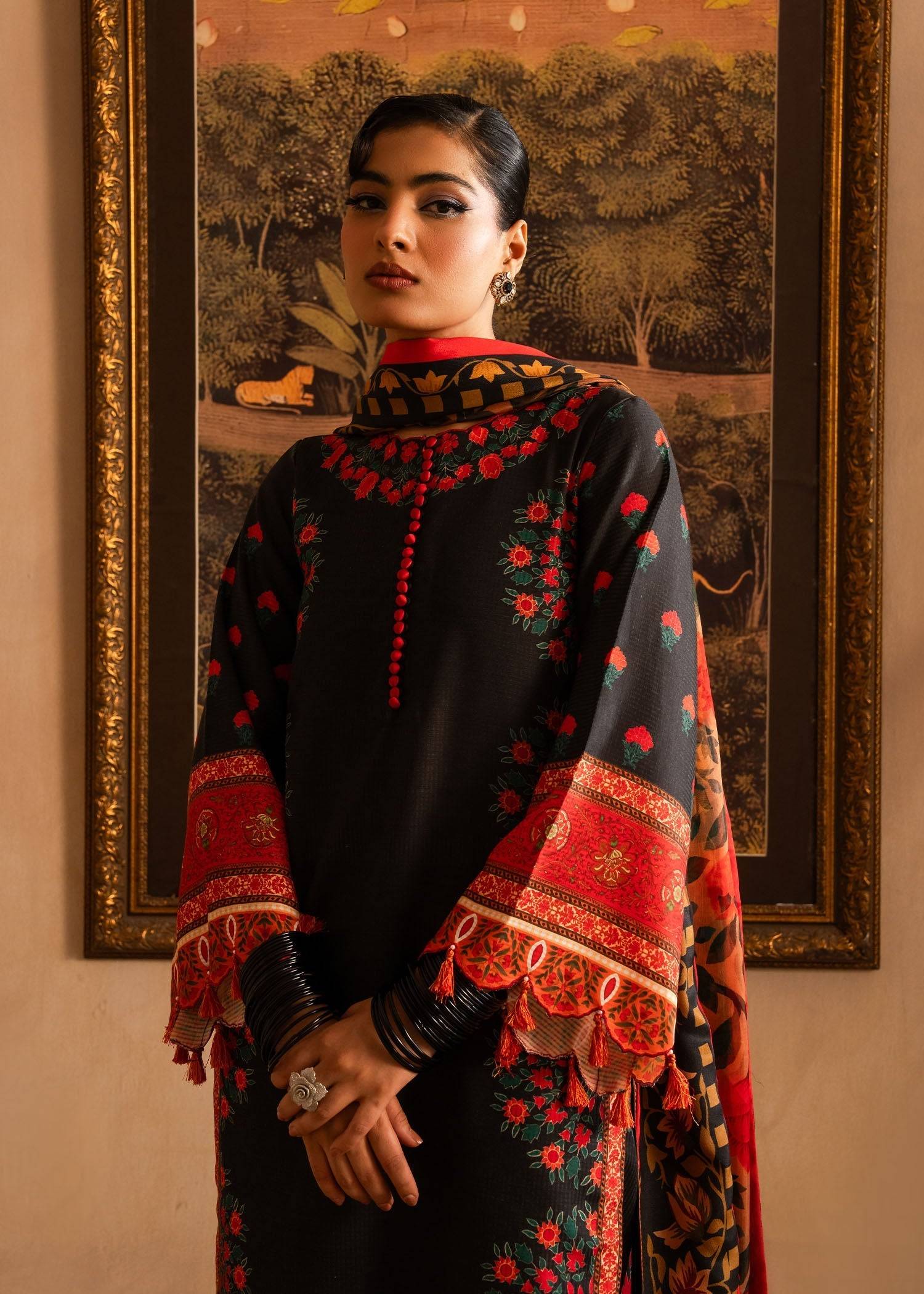 Maria Osama Khan | Retro Lawn 25 | Raila by Maria Faisal - Registered Vendor of : Maria Osama Khan - type : Ladies Clothes - 100% original wedding dresses