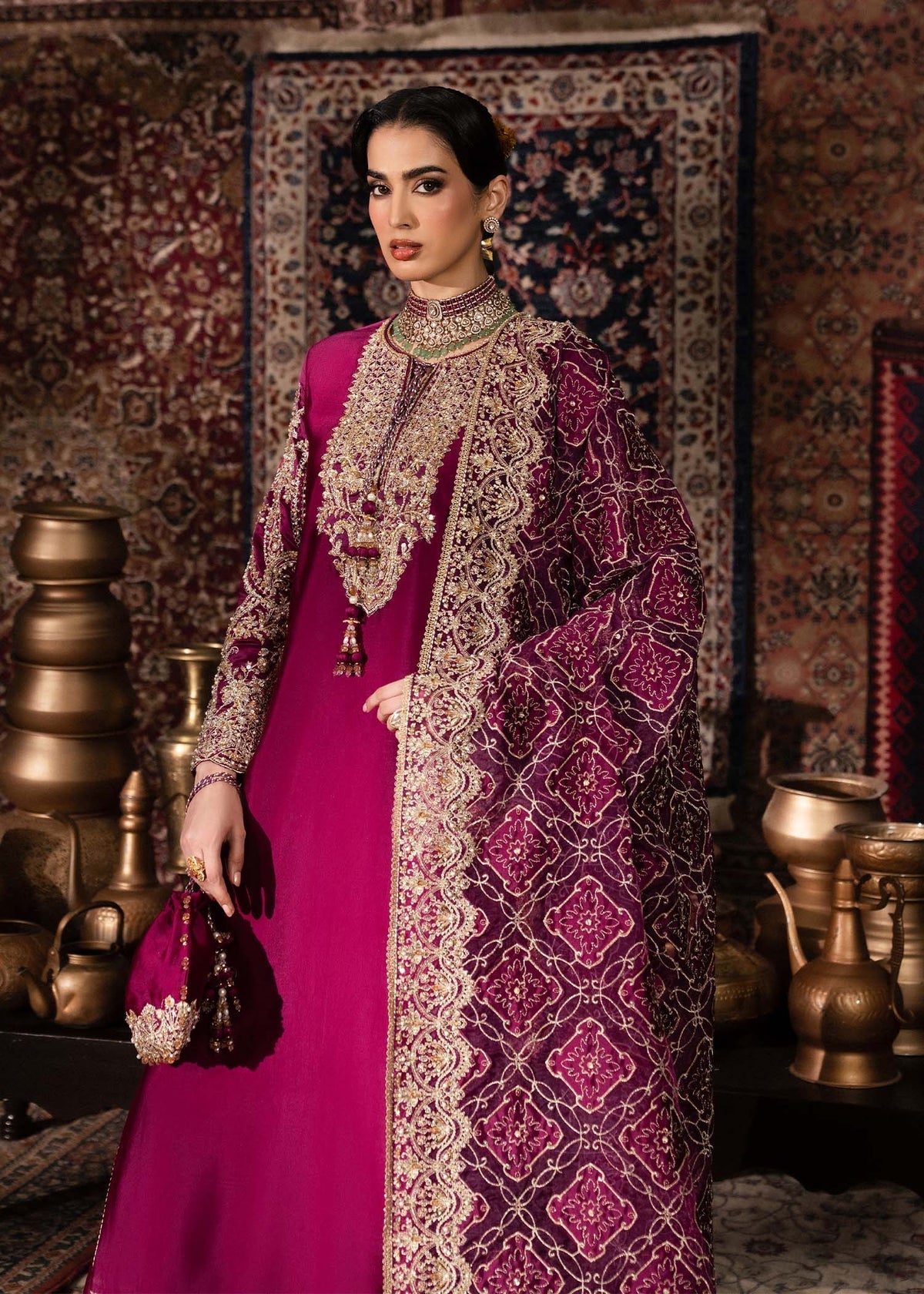 Kanwal Malik | Shehnai Luxury Pret 26 |Nilofer - Formal Dress - available at Maria Faisal in UK and USA.