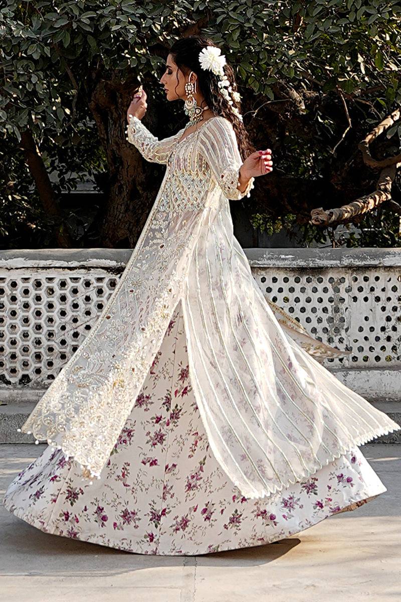 Maryams | Zeenat Luxury Formals | White Orchid - Z-01 by Maria Faisal - Registered Vendor of : Maryams - type : Ladies Clothes - 100% original wedding dresses