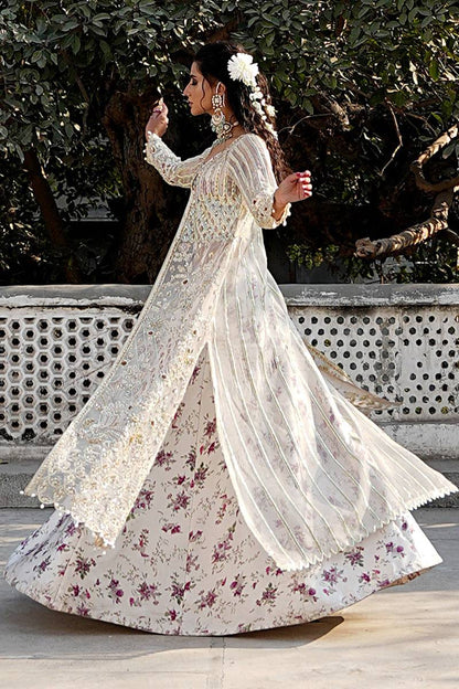 Maryams | Zeenat Luxury Formals | White Orchid - Z-01 by Maria Faisal - Registered Vendor of : Maryams - type : Ladies Clothes - 100% original wedding dresses