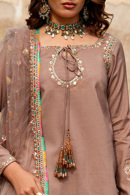 Charizma | Festive Pret  | CMA-6-128 - Dress - available at Maria Faisal in UK and USA.