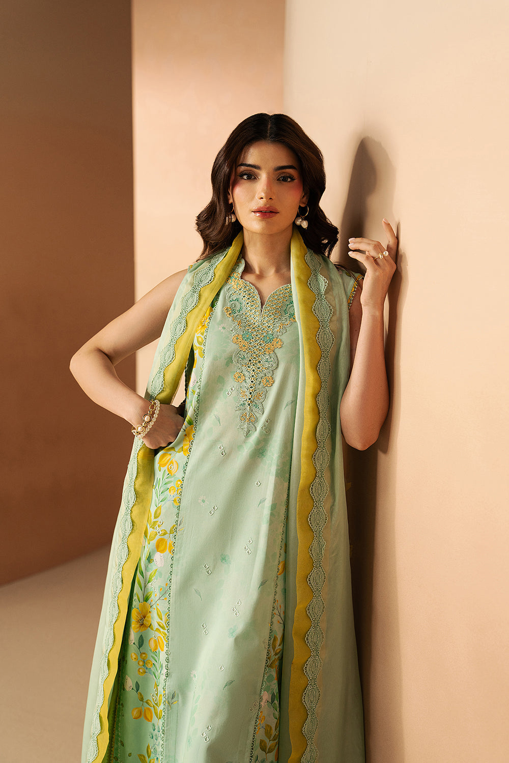Afrozeh | The Haze 26 | Lumina - Luxury Dress - available at Maria Faisal in UK and USA.