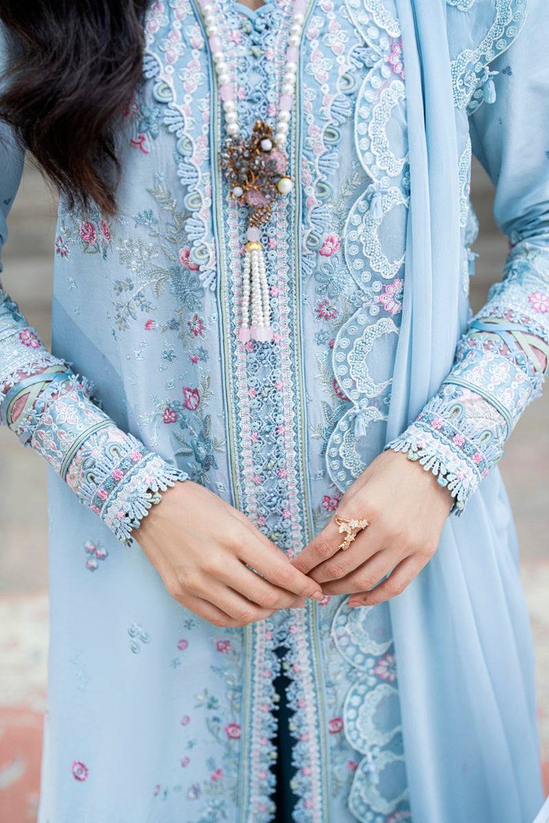 Qalamkar | Luxury Lawn Eid Edit | SB-04 Zarish by Maria Faisal - Registered Vendor of : Qalamkar - type : Ladies Clothes - 100% original wedding dresses