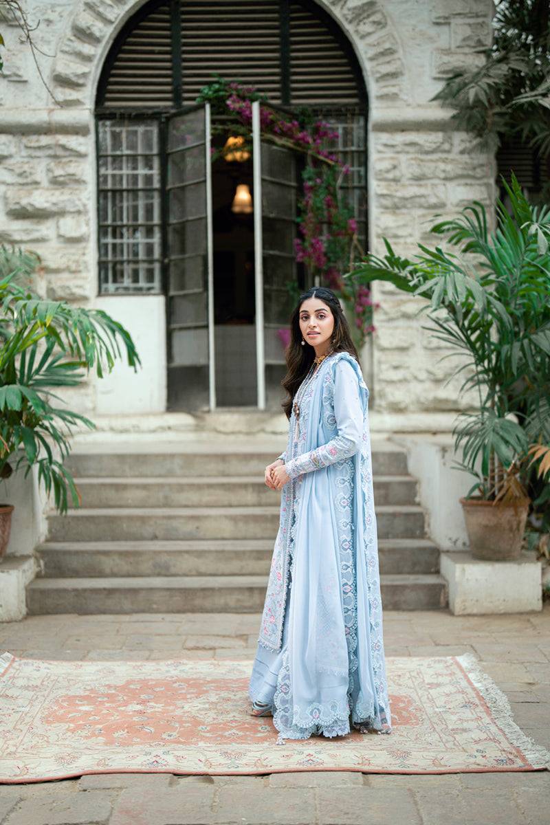 Qalamkar | Luxury Lawn Eid Edit | SB-04 Zarish by Maria Faisal - Registered Vendor of : Qalamkar - type : Ladies Clothes - 100% original wedding dresses