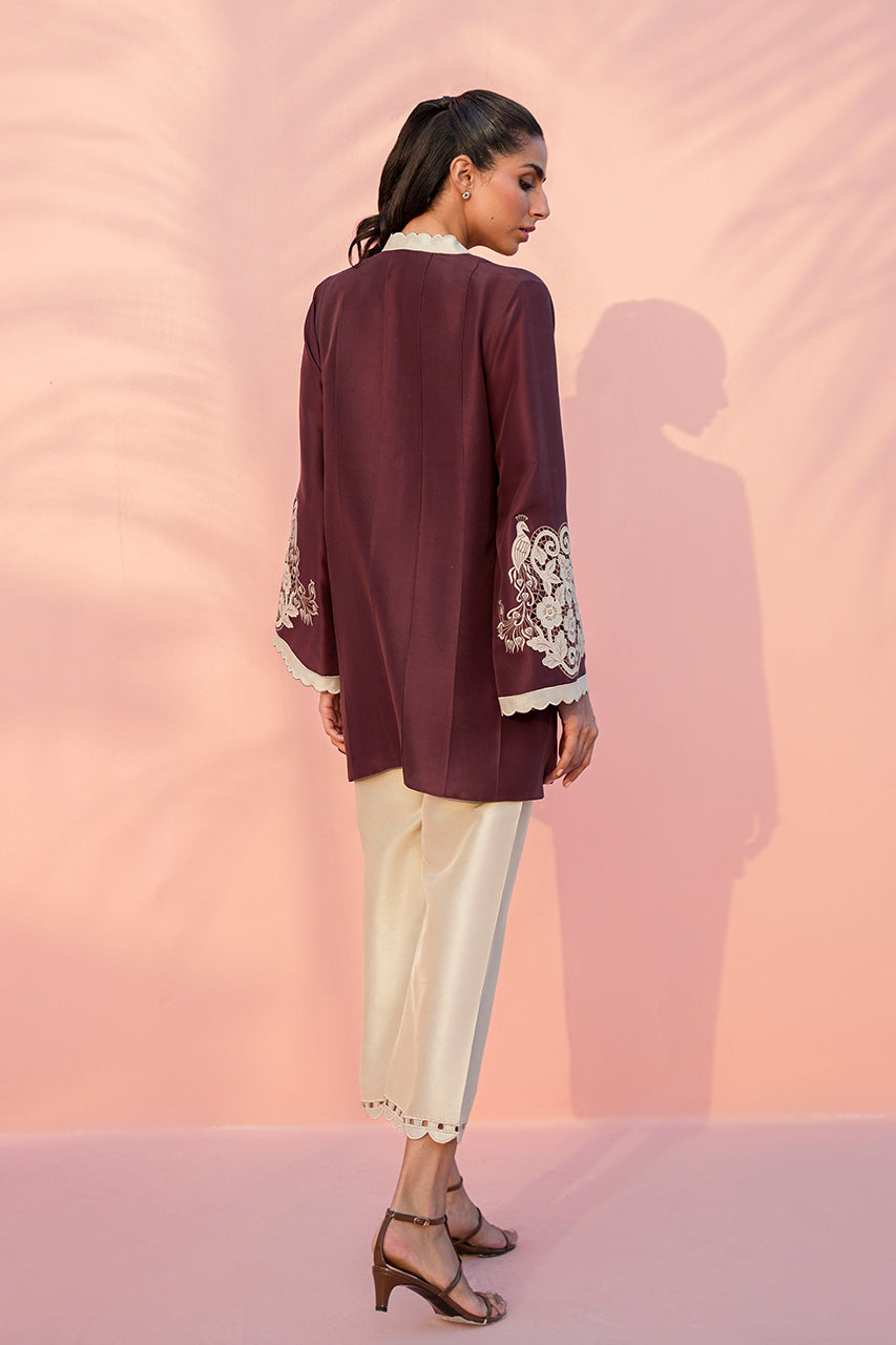 Sania Maskatiya | Summer Festive 26 | Isha - Luxury Dress - available at Maria Faisal in UK and USA.