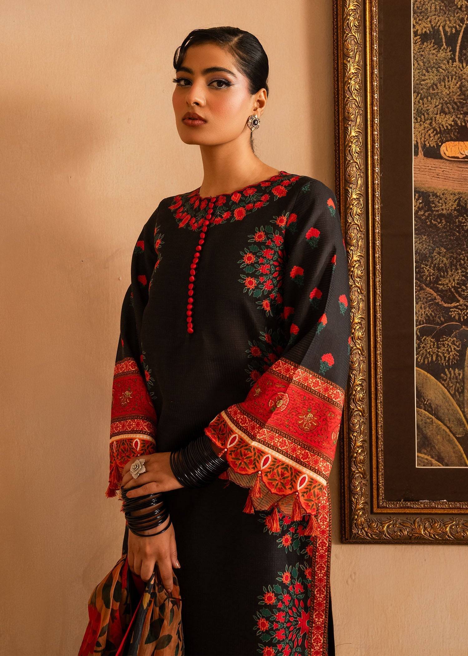 Maria Osama Khan | Retro Lawn 25 | Raila by Maria Faisal - Registered Vendor of : Maria Osama Khan - type : Ladies Clothes - 100% original wedding dresses