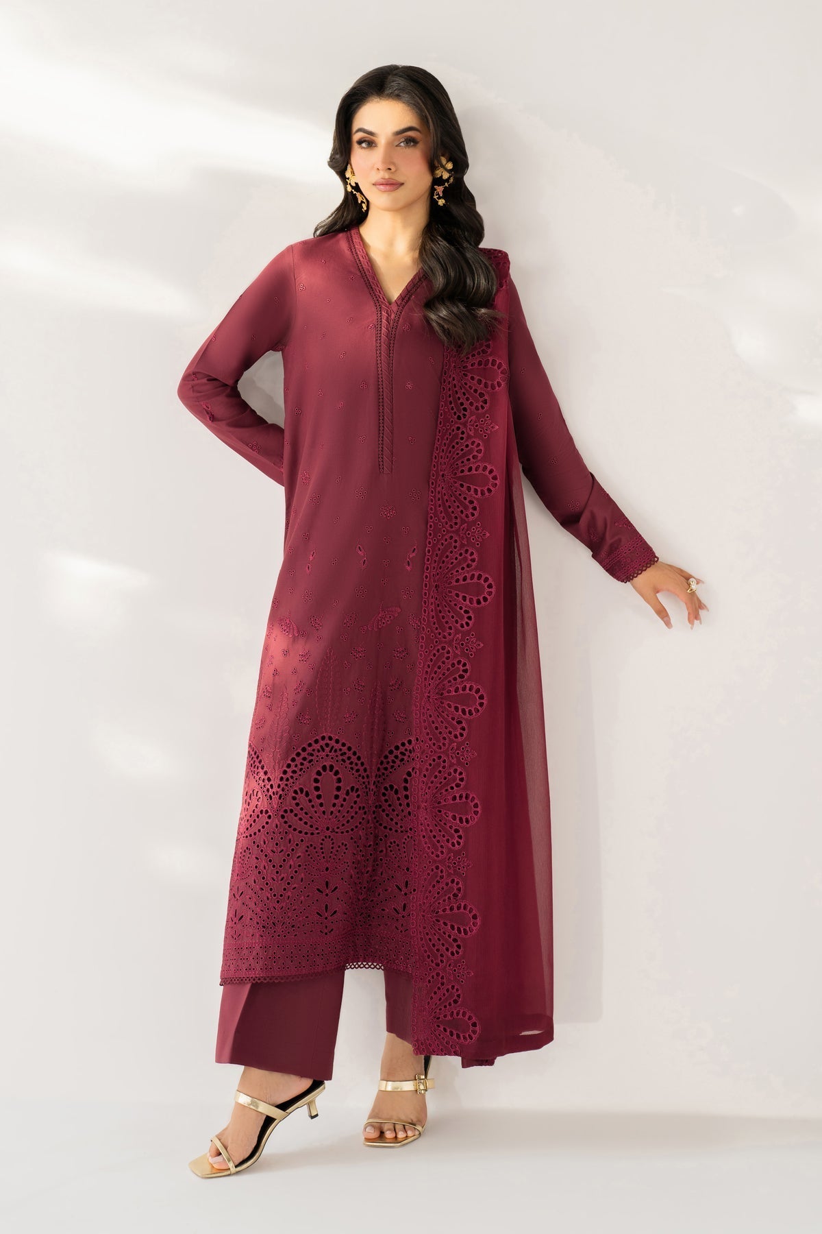 Xenia Formals | Lessence Summer 26 | CALAIS - Formal Dress - available at Maria Faisal in UK and USA.