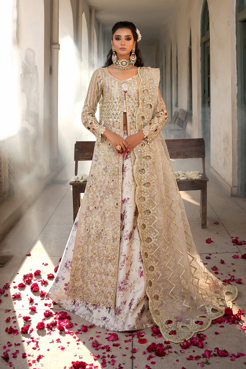 Maryams | Zeenat Luxury Formals | White Orchid - Z-01 - Ladies Clothes - Maria Faisal