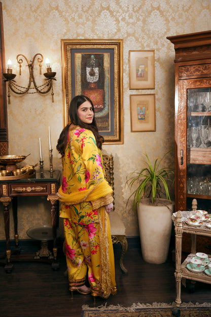 Nilofer Shahid | Saheliyan | Aaiza - Luxury Dress - available at Maria Faisal in UK and USA.
