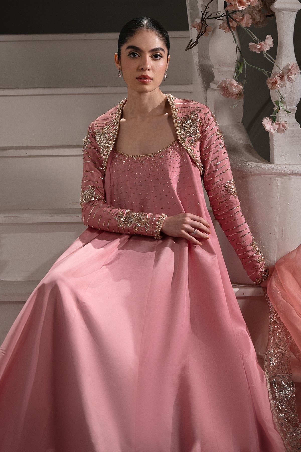 Mina Kashif | Emilie Formals | Audra - Formal Dress - available at Maria Faisal in UK and USA.