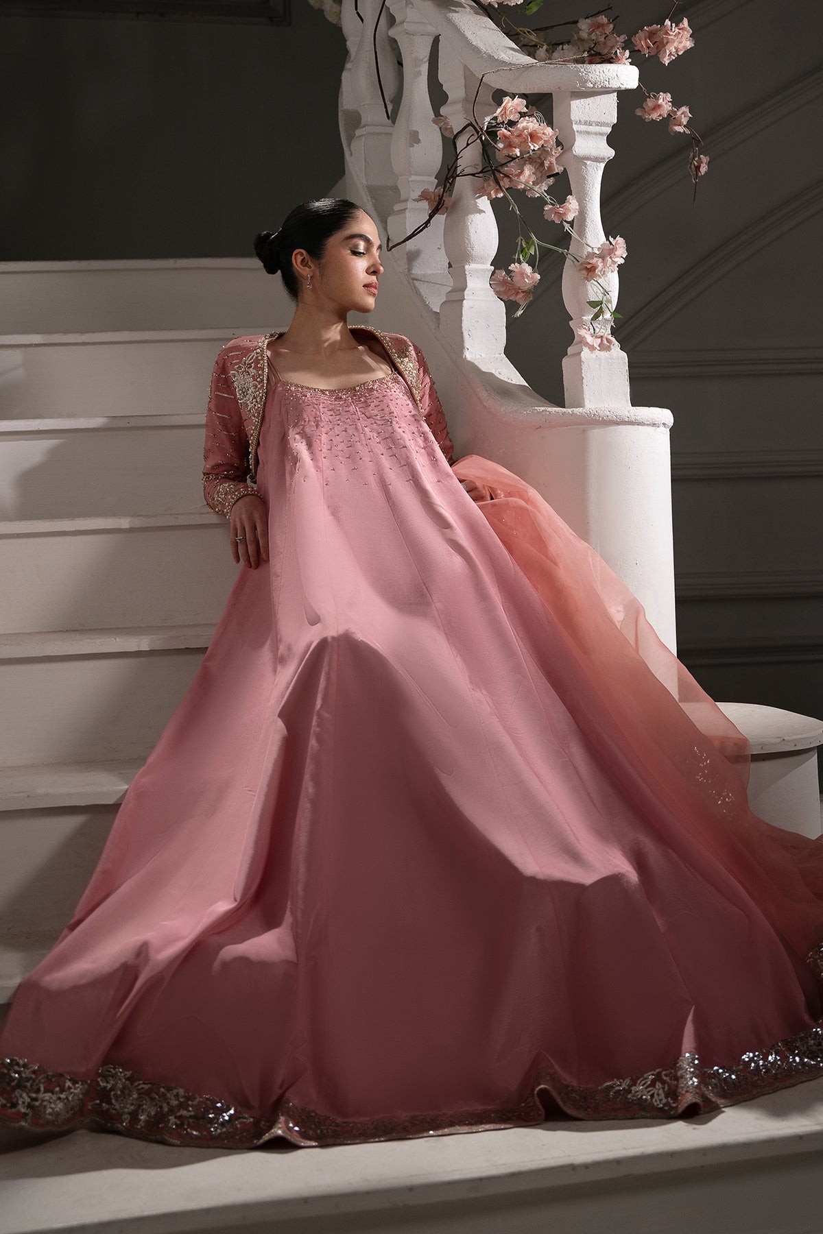 Mina Kashif | Emilie Formals | Audra - Formal Dress - available at Maria Faisal in UK and USA.