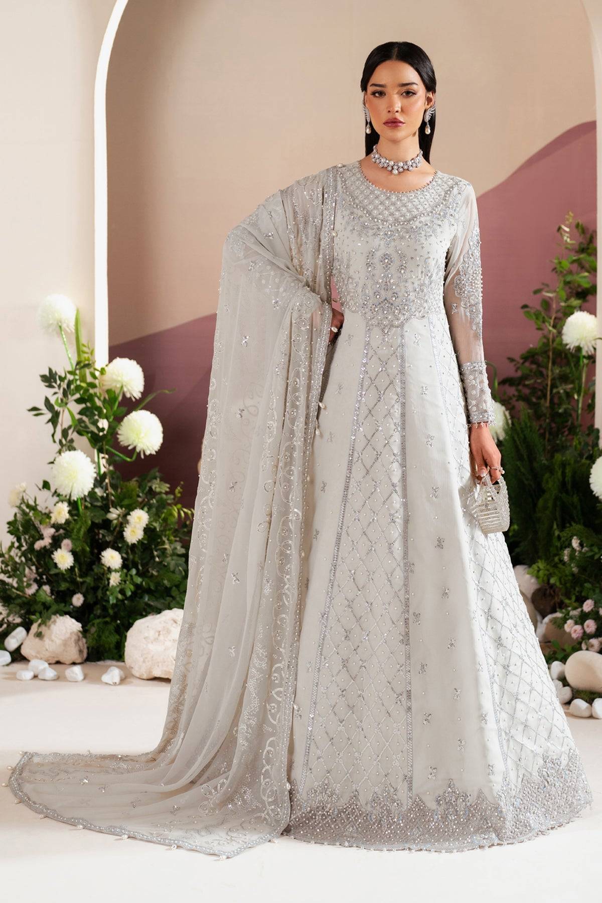 Alizeh | Handcrafted Eid Edit 25 | AF-HM-4032-Musk by Maria Faisal - Registered Vendor of : Alizeh - type : Ladies Clothes - 100% original wedding dresses