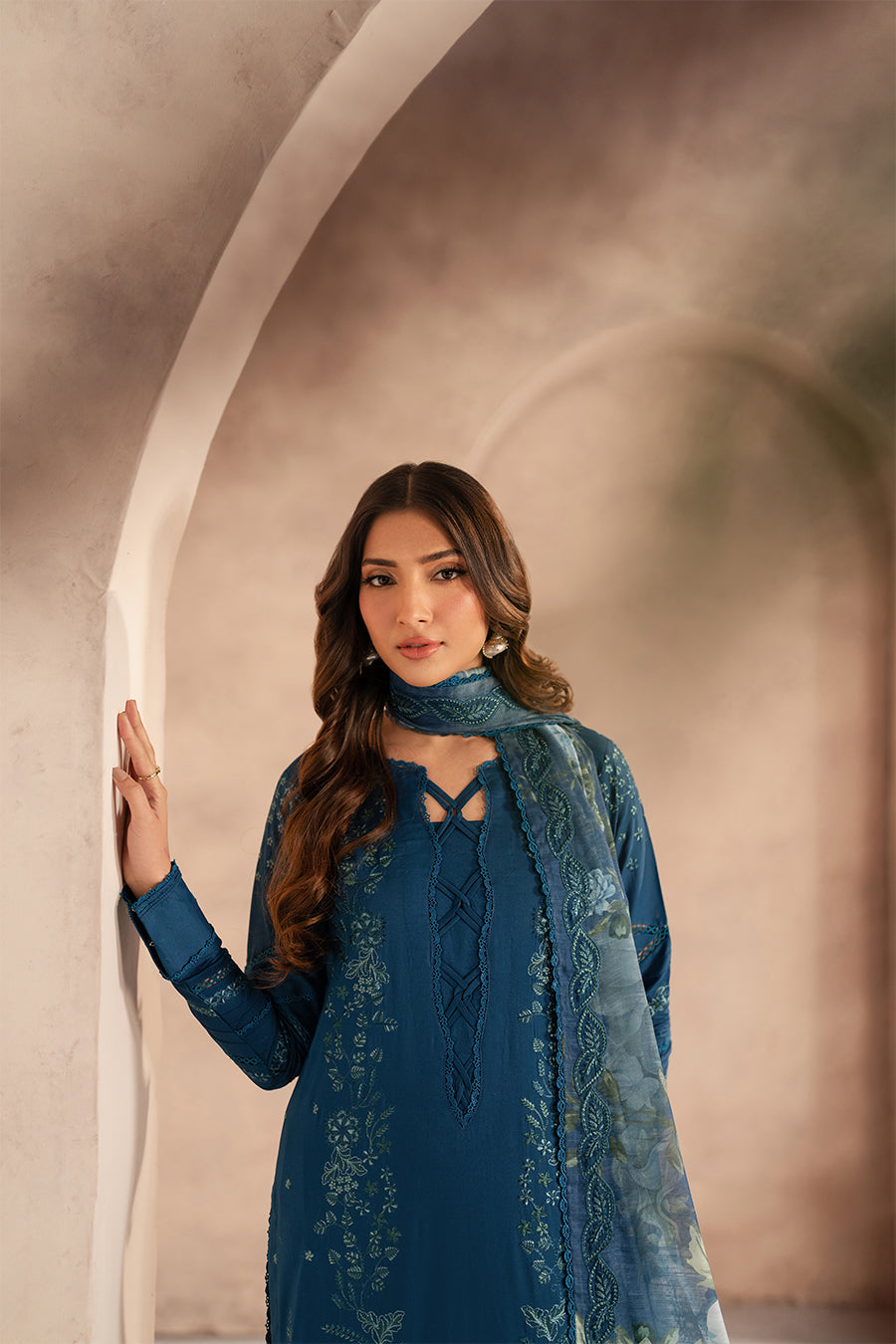 Zarif | Summer Lawn 25 | UNST-LWN-03 MEHMER by Maria Faisal - Registered Vendor of : Zarif - type : Ladies Clothes - 100% original wedding dresses