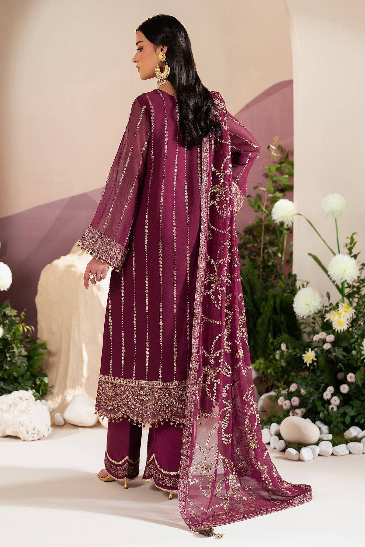 Alizeh | Handcrafted Eid Edit 25 | AF-HM-4034-Dusk by Maria Faisal - Registered Vendor of : Alizeh - type : Ladies Clothes - 100% original wedding dresses