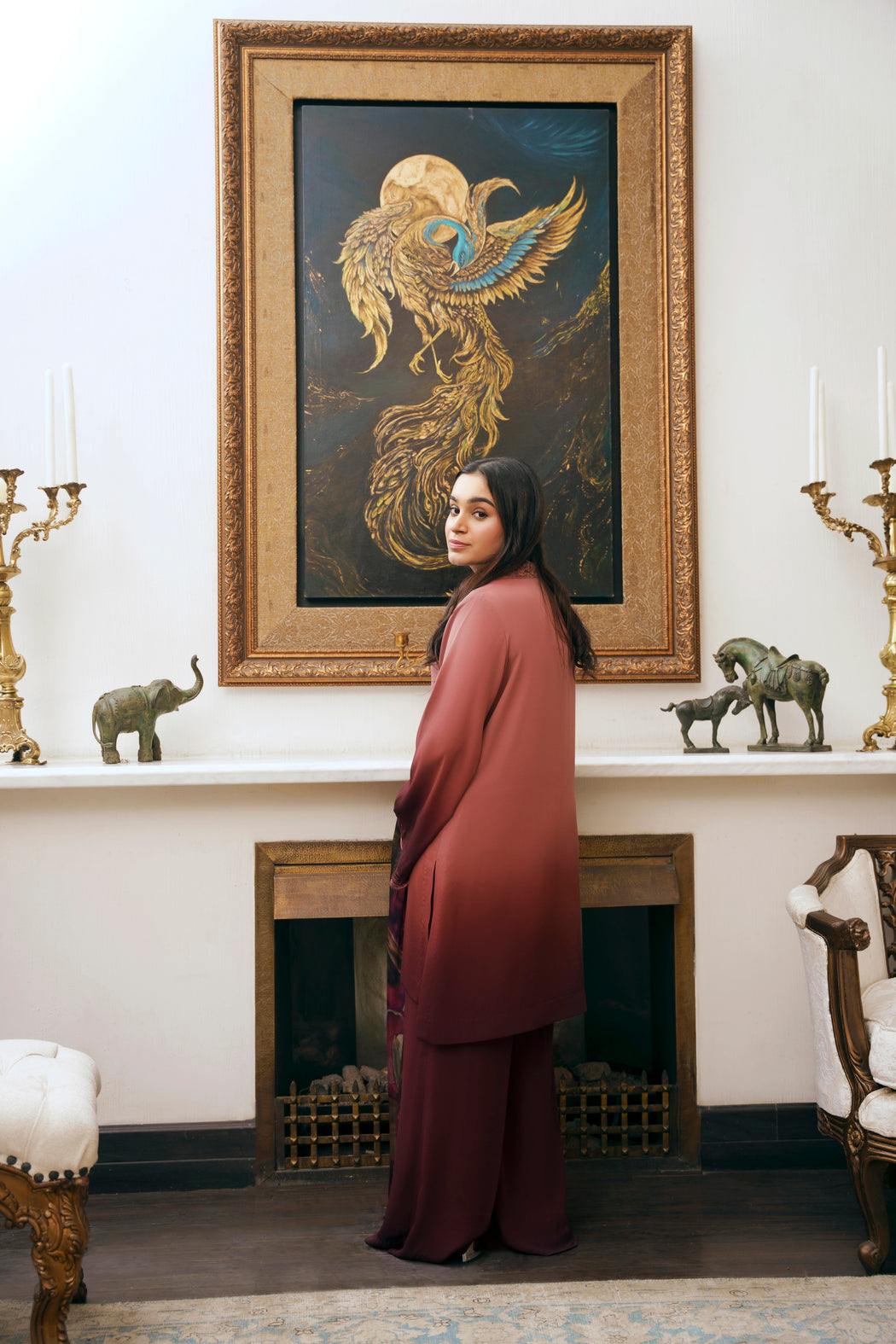 Nilofer Shahid | Saheliyan | Fizza - Luxury Dress - available at Maria Faisal in UK and USA.