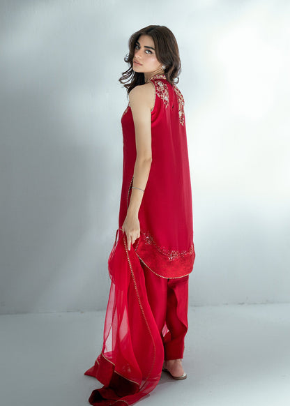 Umsha | Soiree De Rose | Scarlet Smile - Ladies Clothes - Maria Faisal