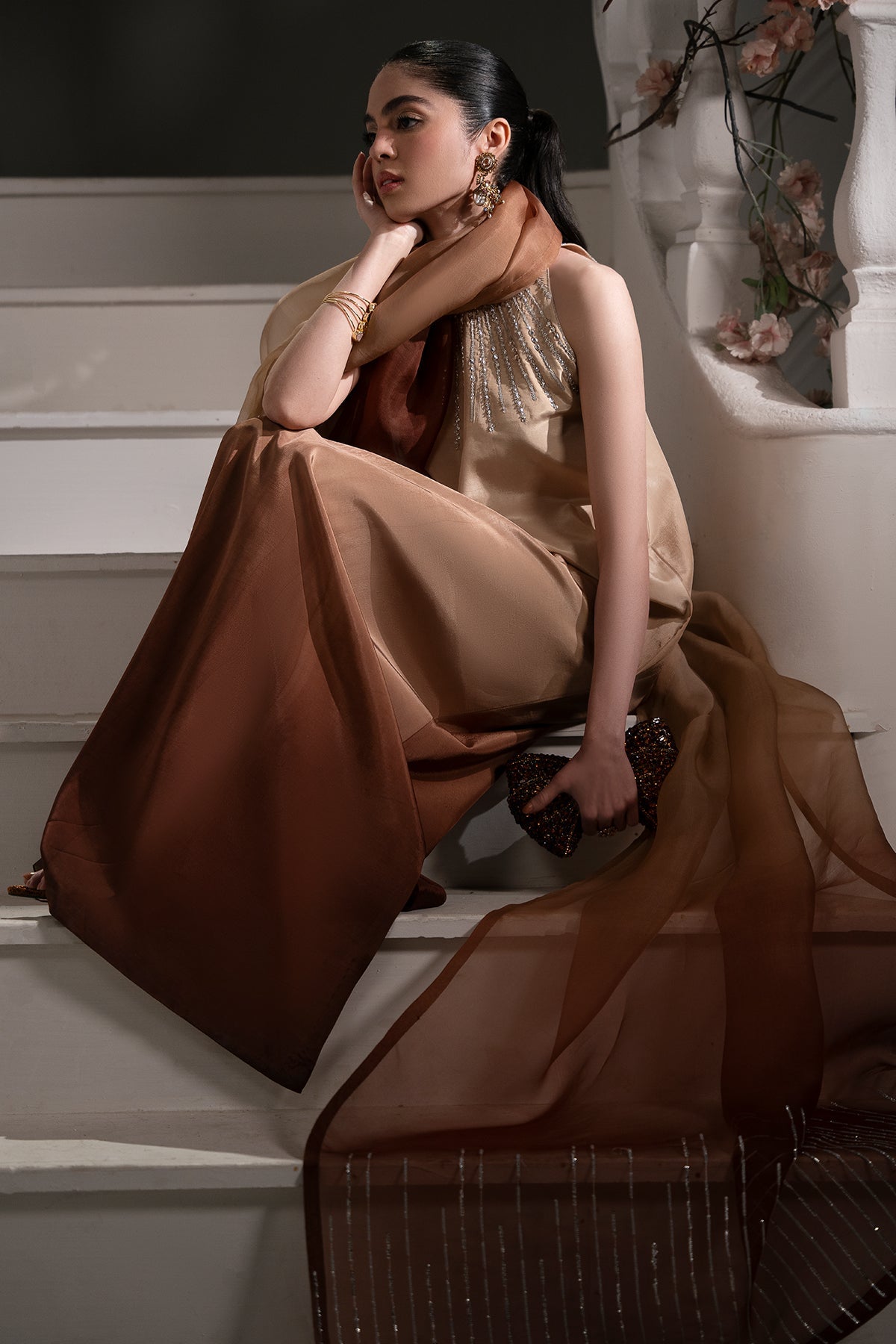 Mina Kashif | Emilie Formals | Daze - Formal Dress - available at Maria Faisal in UK and USA.