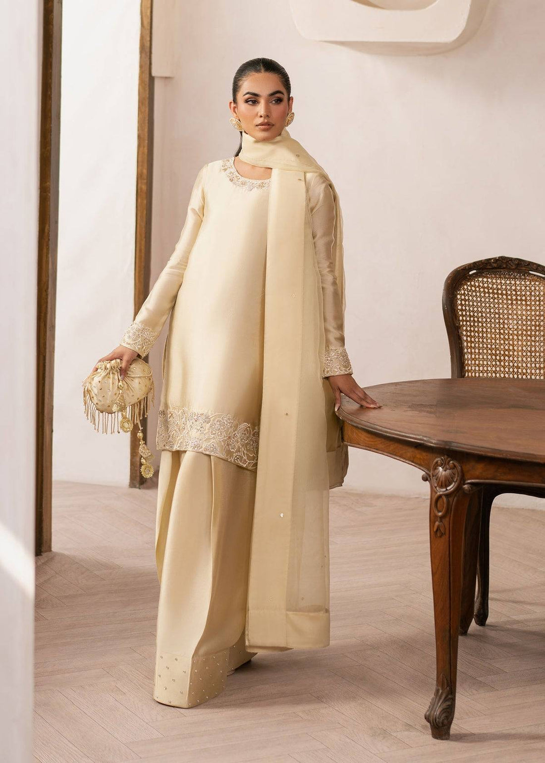 Dastoor | Rania Luxury Pret 25 | Eluna by Maria Faisal - Registered Vendor of : Dastoor - type : Ladies Clothes - 100% original wedding dresses