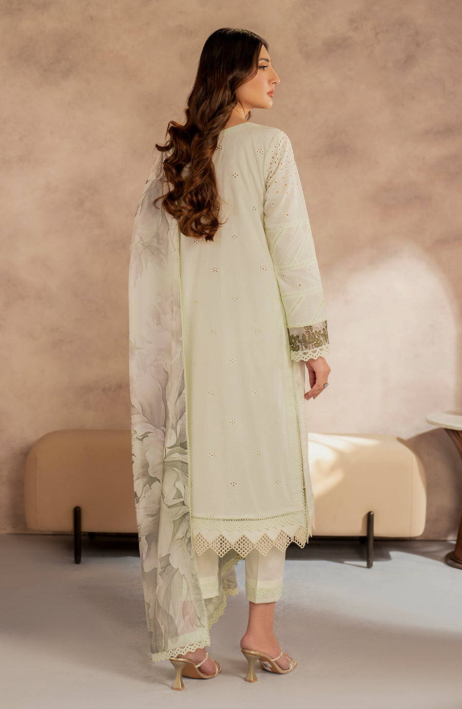 Zarif | Summer Lawn 25 | UNST-LWN-08 ROOHAL by Maria Faisal - Registered Vendor of : Zarif - type : Ladies Clothes - 100% original wedding dresses