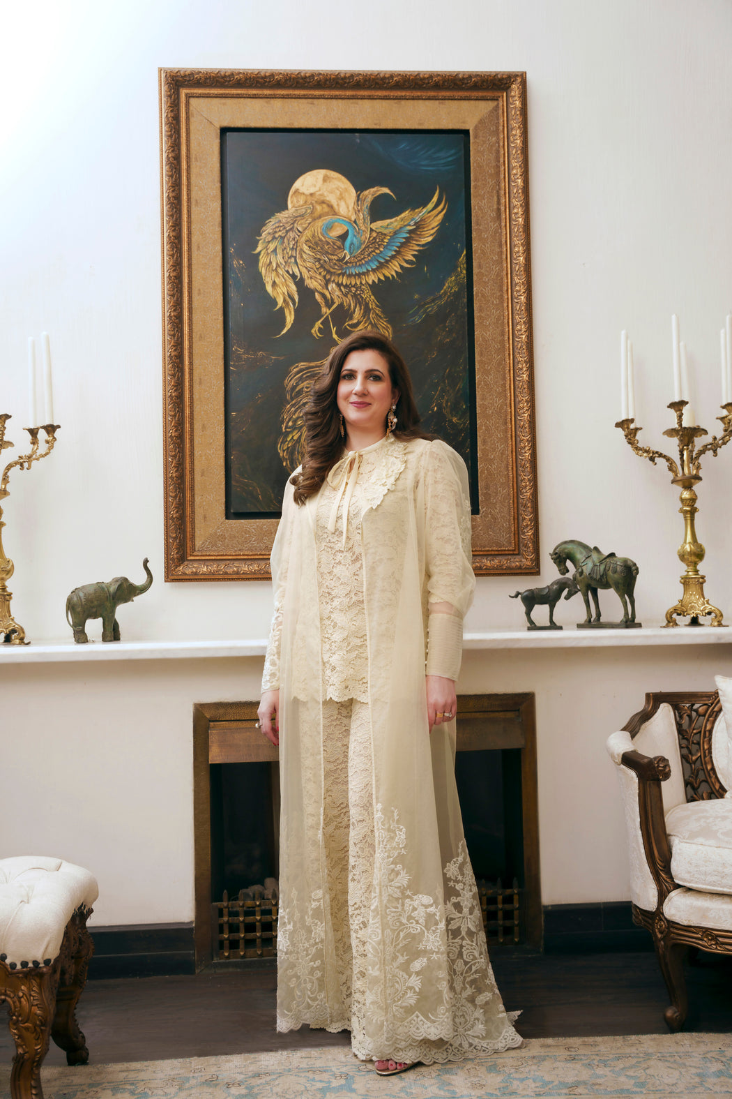 Nilofer Shahid | Saheliyan | Areej - Luxury Dress - available at Maria Faisal in UK and USA.