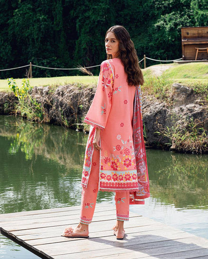 Roheenaz | Garden Veal Printed Lawn 25 | Berry Glint by Maria Faisal - Registered Vendor of : Roheenaz - type : Ladies Clothes - 100% original wedding dresses