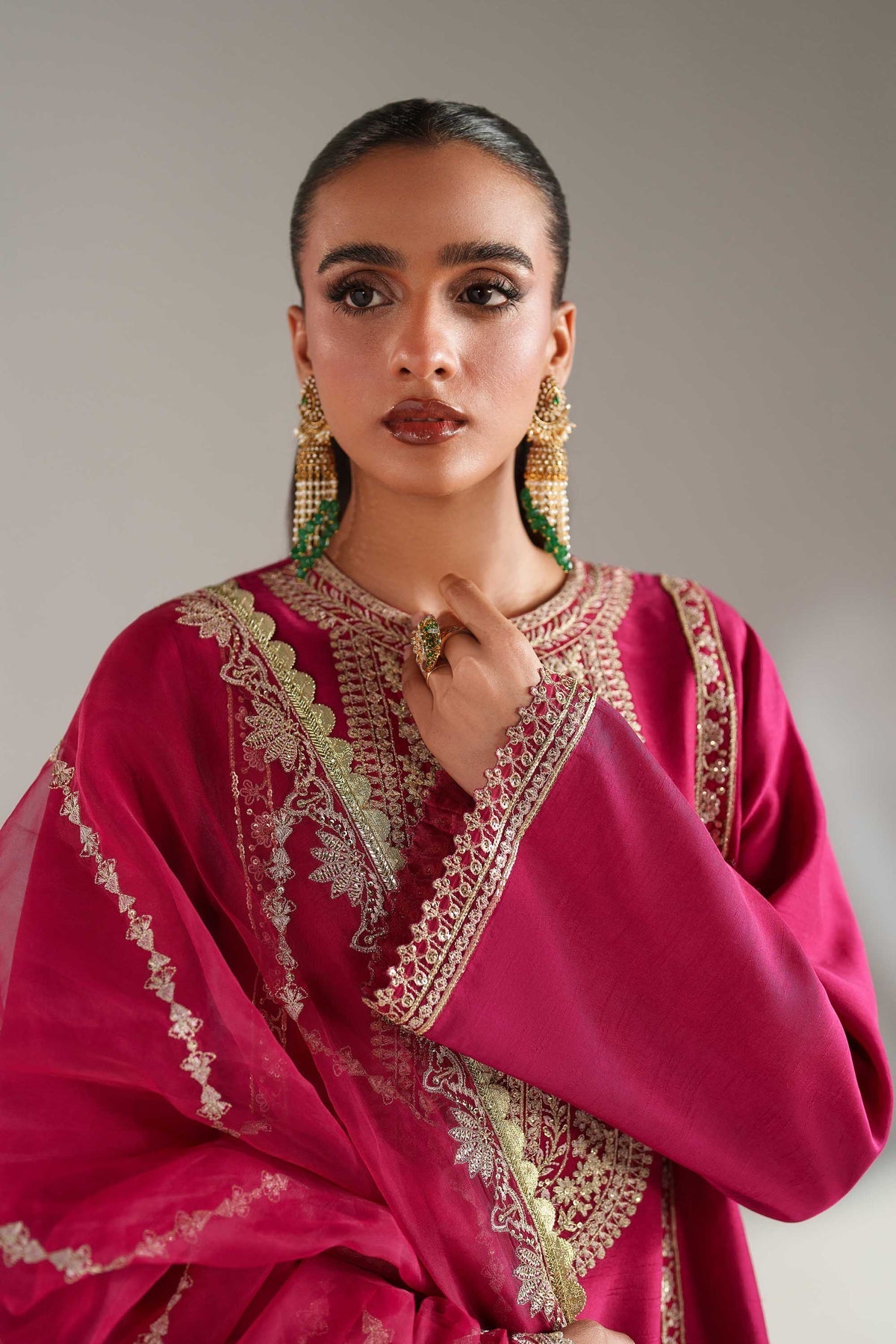 Akbar Aslam | Formal Pret | Inaya - Formal Dress - available at Maria Faisal in UK and USA.