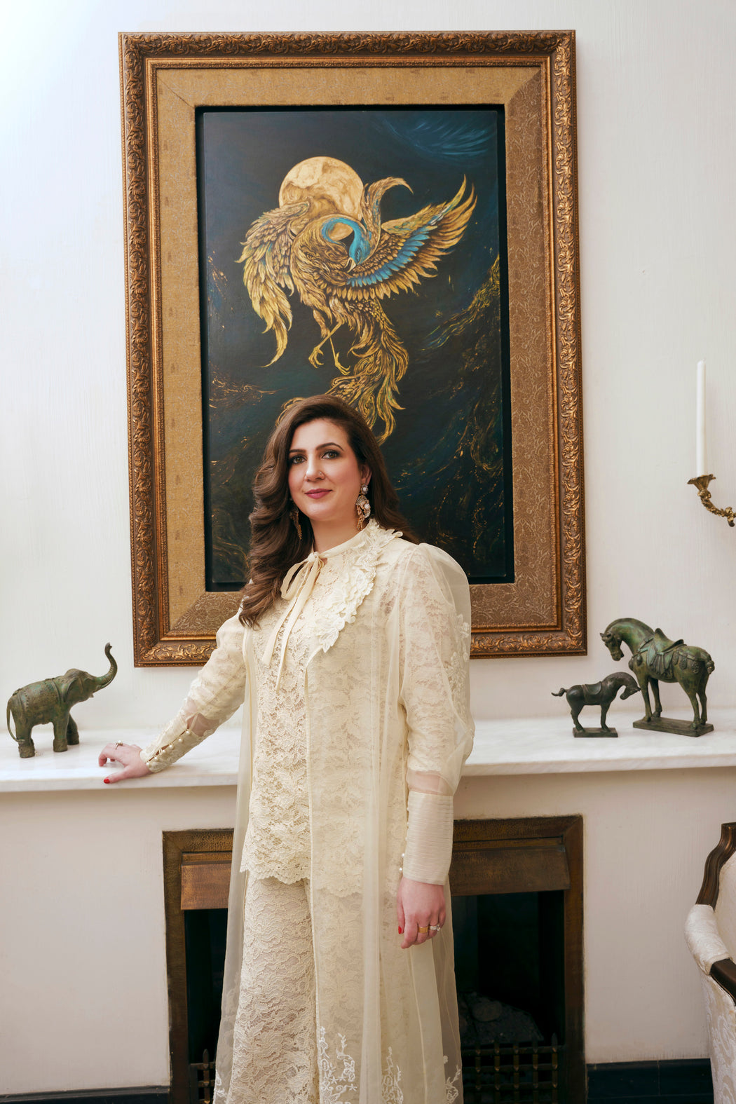 Nilofer Shahid | Saheliyan | Areej - Luxury Dress - available at Maria Faisal in UK and USA.