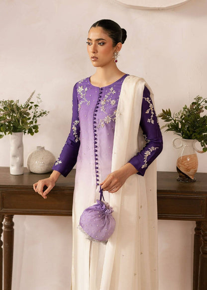 Dastoor | Rania Luxury Pret 25 | Purple Ombre by Maria Faisal - Registered Vendor of : Dastoor - type : Ladies Clothes - 100% original wedding dresses