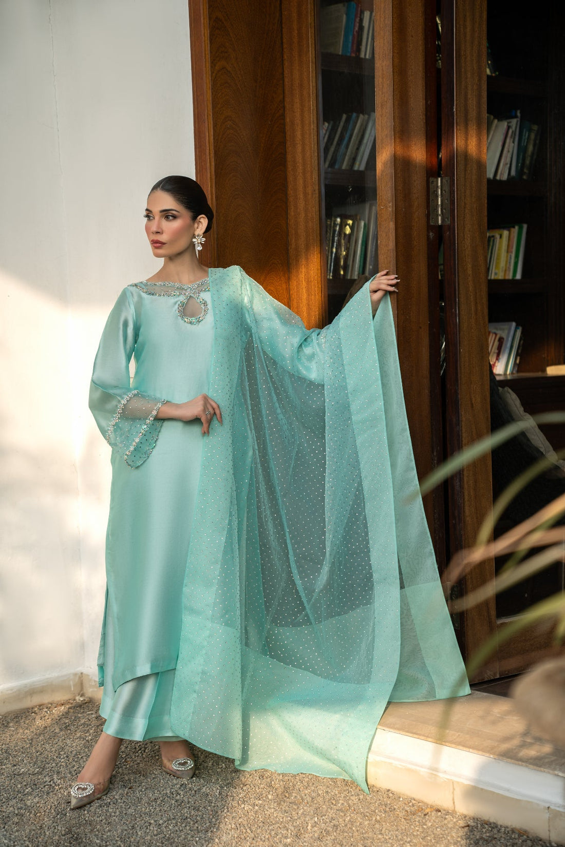 Tabyaa | Ruby Collection 25 | Aqua - Ladies Clothes - Maria Faisal