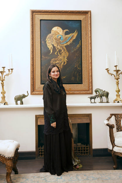 Nilofer Shahid | Saheliyan | Afia - Luxury Dress - available at Maria Faisal in UK and USA.