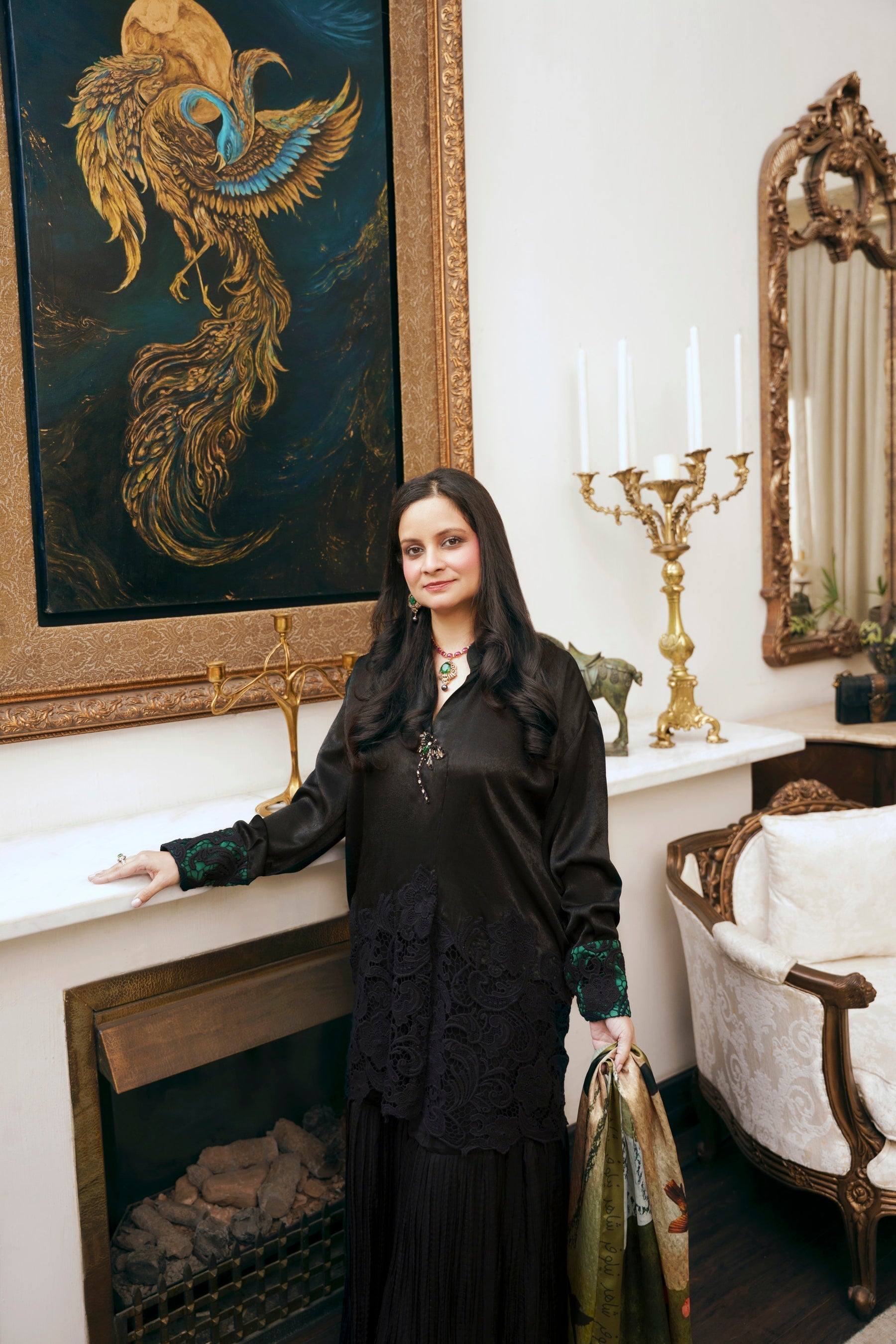 Nilofer Shahid | Saheliyan | Afia - Luxury Dress - available at Maria Faisal in UK and USA.