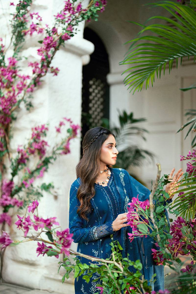 Qalamkar | Luxury Lawn Eid Edit | SB-11 Noray by Maria Faisal - Registered Vendor of : Qalamkar - type : Ladies Clothes - 100% original wedding dresses
