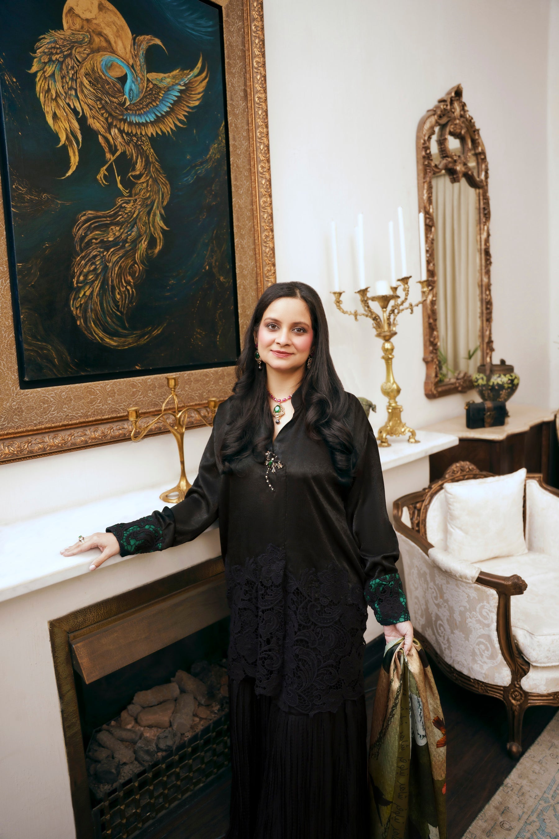 Nilofer Shahid | Saheliyan | Afia - Luxury Dress - available at Maria Faisal in UK and USA.