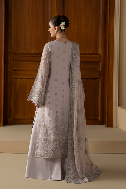 Lavish Premium | Purkashish Formals | Lilac Mist - Formal Dress - available at Maria Faisal in UK and USA.