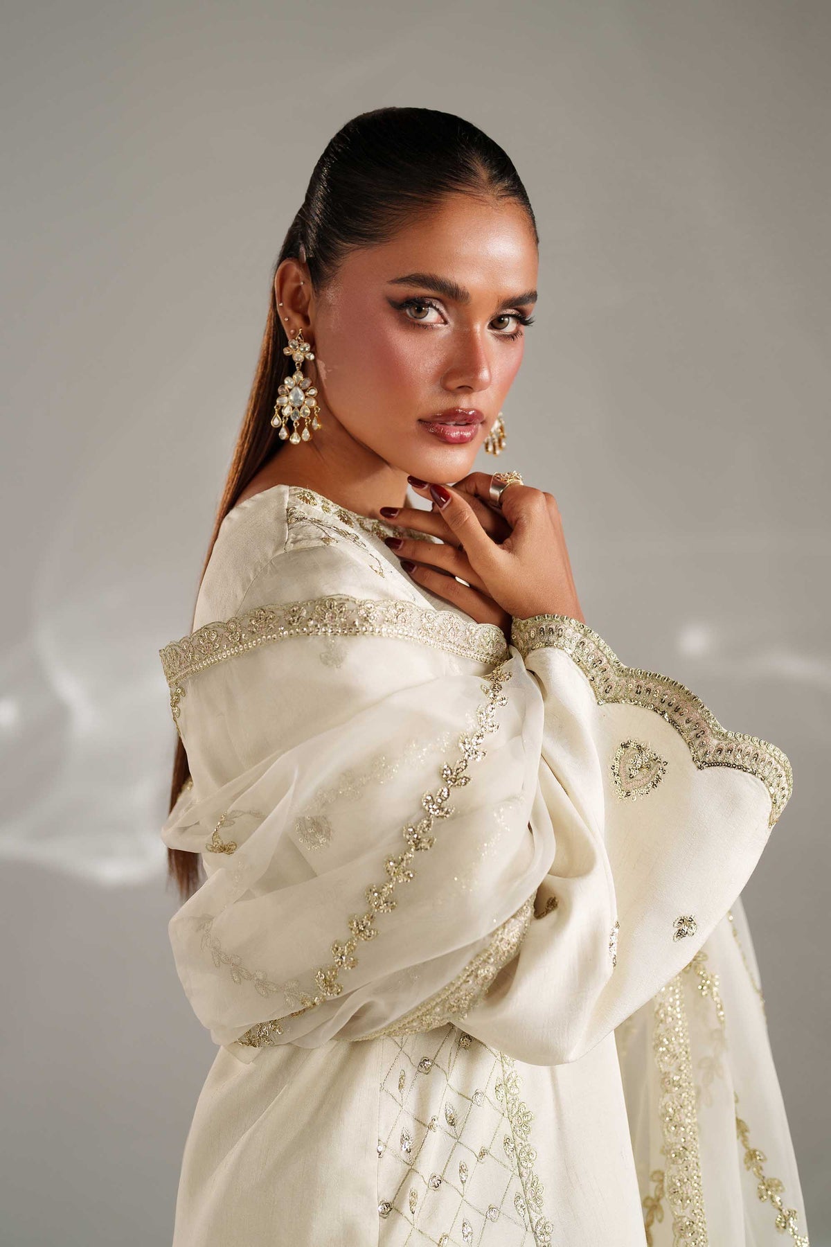 Akbar Aslam | Formal Pret | Ruqai - Formal Dress - available at Maria Faisal in UK and USA.